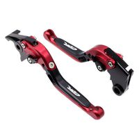 Red Folding Extendable Brake Clutch Levers For Honda CBR1000RR 2004-2007
