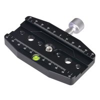 Hifine CL-110N Quick Release Clamp With Aluminum Alloy For Quick Release Plate And Tripod Or Monopod Compatible With Arca-Swiss Standard