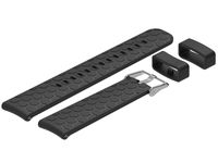 RuenTech For Garmin Forerunner 645 Replacement Band(20MM Width) Silicone Watch Band Strap For Garmin Forerunner 645/645 Music GPS Running Watch (Black)