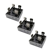 (Pack of 3) KBPC5010 Silicon Bridge Rectifier Diode 50A 1000V KBPC Single Phase, Full Wave 50 Amp 1000 Volt