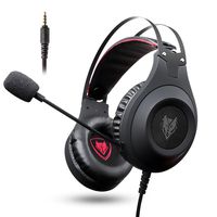 SevenAndEight Gaming Headset, NUBWO 3.5mm Surround Stereo Wired Gaming Headphones with Microphone and Volume Control for PC/Ps4/Xbox one/Phone/Laptop (Black 3.5mm Plug)