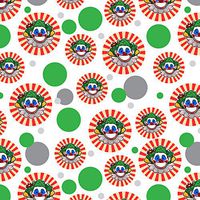 GRAPHICS & MORE Clown Happy Face Premium Gift Wrap Wrapping Paper Roll