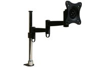 Black Full-Motion Tilt/Swivel Desk/Monitor Mount Bracket for Samsung UN19D4003BD 19" inch LED HDTV TV/Television - Articulating/Tilting/Swiveling