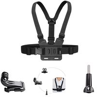 Adjustable Chest Mount Harness Compatible with AKASO EK7000 Brave 4 Gopro Hero7 6 5 Victure 4k APEMAN Action Camera Body Chest Strap Mount Belt