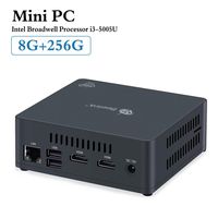 Mini PC Windows 10, 8G RAM /128G M.2 SSD Intel Broadwell Processor i3-5005U 2.0GHZ(2C/4T 3M Cache), Dual HDMI/Dual WiFi/1000Mbps LAN/BT4.0