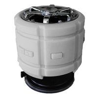 SUPSmart Bluetooth Water Resistant 5W Speaker. Loud Base and Crisp Clear Sound w Less Than 2% Distortion. Convenient Size and Suction Mount are Perfect on Stand Up Paddle Boards. Hands Free Calling