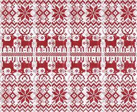 Gift Wrapping Nordic Reindeer and Snowflake Christmas Tissue Paper