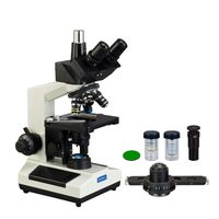 OMAX 40X-2000X Trinocular Laboratory Compound LED Microscope with Phase Contrast Kit