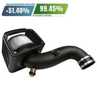 S&B Filters 75-5091D Cold Air Intake For 2007-2010 Chevy/GMC Duramax 6.6L (Dry Extendable Filter)