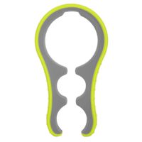 Nuovoware Jar Bottle Opener, Easy Grip Bottle Opener Twist Off Lid Quick Opening Cooking Multifunctional Usage for Children, Elderly, Weak Hands and Arthritic - Green