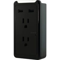 GE 14504 2 Outlet Tap, 2 USB Ports 450 Joules