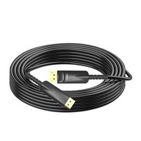 AKKKGOO 4K Fiber DisplayPort Cable 33ft DP1.2 Ultra HD 4K@60Hz High Speed 21.6Gbps Slim and Flexible Optic Fiber DP to DP Cable (10M)