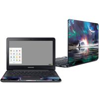 Mightyskins Skin Compatible with Samsung Chromebook 3 11.6" - Space Horizon | Protective, Durable, and Unique Vinyl Decal Wrap Cover | Easy to Apply, Remove, and Change Styles | Made in The USA