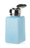 Solvent Dispenser ESD safe, Static dissipative, Blue Bottle with Anti-splash Pump Average surface resistivit, 8oz Bottle, Purity Pump