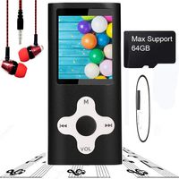 MP3 Player / MP4 Player, Hotechs MP3 Music Player Slim Classic Digital LCD 1.82'' Screen with FM Radio