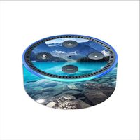 itsaskin Skin Decal Vinyl Wrap for Amazon Echo Dot 2 (2nd Generation) / Mountain Lake, Clear Water