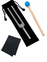 Youjoy 528 Hz Tuning Fork 528hz Tuner with Mallet for DNA Repair Healing Aluminum Alloy Tuning Fork part of Solfeggio Tuning Fork-Perfect Healing Musical Instrument
