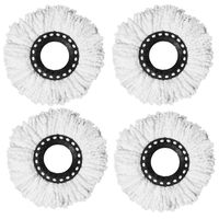 Lovely999 New Set of 4 Mop-Microfiber Head Refill for Hurricane Magic Mop,House Cleaning, Government Offices Deeply