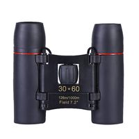 DEALPEAK Mini Folding Lightweight Binocular with Vision Clear Bird Watching Great for Outdoor Sports Games Concerts for Travel 30 X 60