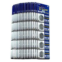 100 PCS Tianqiu CR2032 Lithium Battery 3V Button Cell exp. 2018 Card package