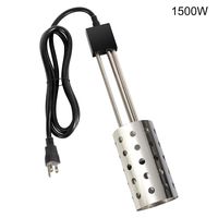 Gesail 1500W Electric Immersion Heater, UL-Listed Bucket Water Heater with Guard, Submersible Heater with Thermostat and Auto Shutoff Protection, Perfect for Home Travel and Winter Job