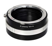 Fotasy Copper Nikon G lens to Fuji X Lens Adapter - Compatible with Nikon GF AFS Lens and Fujifilm X-Mount X-Pro1 X-Pro2 X-E1 X-E2 X-E3 X-A5 X-M1 X-T1 X-T2 X-T3 X-T10 X-T20 X-T30 X-H1 Cameras