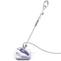 LIGHT 'N' EASY Steam Mop, Powerful Floor Steamer Cleaner Mopper with Automatic Steam Control for Hardfloor, Laminate, Tile, Grout and Carpet, S7338 (White Violet)