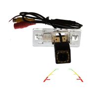 LED HD CCD Night & Adjustable Angle Car Rear View Camera for Audi A1 A3 Q3 A4 A4L S4 RS4 A5 S5 RS5 Q5 A6 A6L S6 A7 S7 TT TTS & Vehicle Camera Waterproof and Shockproof Reversing Backup Camera (12 LED)