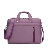 angel3292 Waterproof Shockproof Laptop Notebook Handbag Tablet Bag Messenger Bag size 17 inch (Purple)