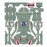 CLOVER Exclusive Decoration Skin Wrap Sticker Decal Kit for DJI Inspire 1 Quadcopter Remote Controller Landing Gear Main Body -- Shark