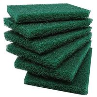 Hulless 12 per Pack Scrub Sponge Scouring Pads Household Cleaning Utensil Scrubber Pot Brush Scrubber Kitchen Utensil Cleaning Tools.