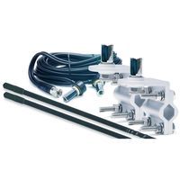 RoadPro RPPS-23KB Platinum Series Black 3' 1000W Dual Mirror Mount CB Antenna Kit