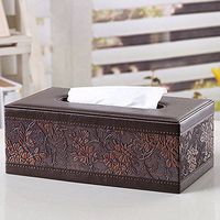 T-ZJHC Hotel Napkin Carton Tray Creative Home, Vintage Pattern 1442, 25.00 14.00 9.50cm