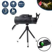 Monocular Telescope,80x100 Zoom Monocular with Bak4 Prism Dual Focus High Power Compact Fully Multi Coated Optical Glass Lens Waterproof Telescope for Hiking Hunting Camping Bird Watching