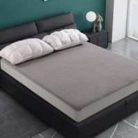 TASTELIFE Twin XL Grey Stripe Waterproof Mattress Protector Cover - Fitted 8" - 21" Deep Pocket - Hypoallergenic Vinyl Free (Grey Stripe, Twin XL)