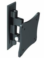 Black Full-Motion Tilt/Swivel Wall Mount Bracket for Toshiba 24L4200U 24" inch LED/LCD HDTV TV/Television - Articulating/Tilting/Swiveling
