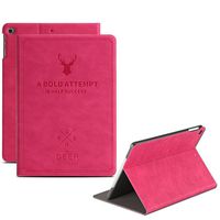 iPad Pro 10.5 Case,Xiaoai Slim Book Style Stand with Auto Sleep/Wake Screen Protective Smart Cover for Apple iPad Pro 10.5 inch 2017 Released Tablet (Hot Pink)