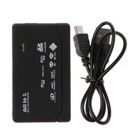 Huilier All-in-One Memory Card Reader for USB External Mini Micro SD SDHC M2 MMC XD CF