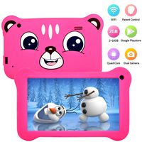 Tablet for Kids, Android 9.0 Kids Tablet 2GB +16 GB Learning Tablet with 7 inch IPS Eye Protection Screen Dual Cameras WiFi GMS Certified Kids-Proof Children Tablets Parent Control
