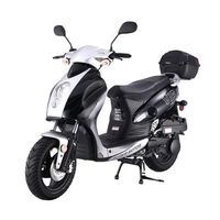 X-PRO 150cc Moped Scooter Gas Moped Street Scooter Powermax 150 Adult Scooter Bike (Black)