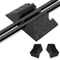 Cable Ramp End Cap - Finish Piece for Pyle PCBLCO103 Cable Protector Cover Ramp - Pyle PCBL103ENDCP02