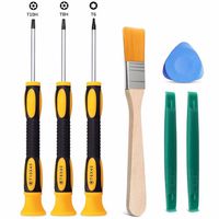 Jahyshow T8 T6 T10 Screwdriver Set for Xbox One Xbox 360 Controller and PS3 PS4, Safe Prying Tool and Cleaning Brush