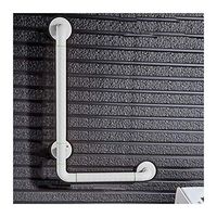 ZH Stainless Steel Non-Slip Bathroom Luminous Safety Handrail, Bathtub Toilet Elderly Disabled Handrail (Color : White, Size : 70x50cm)