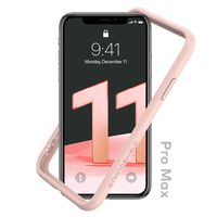 RhinoShield Bumper Case for iPhone 11 Pro Max CrashGuard NX - Shock Absorbent Slim Design Protective Cover 3.5M/11ft Drop Protection - Blush Pink