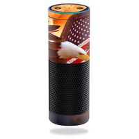 MightySkins Skin Compatible with Amazon Echo - Bald Eagle | Protective, Durable, and Unique Vinyl Decal wrap Cover | Easy to Apply, Remove, and Change Styles | Made in The USA