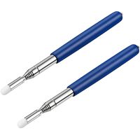 Frienda 2 Pieces Telescoping Pointers, Classroom Whiteboard Teacher Pointer Retractable Presentation Teaching Pointer Stick for Teachers (Blue)