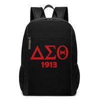 YRAI Delta Sigma Theta Backpacks Travel School Large Bags Shoulder Laptop Bag For Unisex