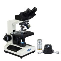 OMAX 40X-2000X Binocular Advanced Darkfield Compound LED Microscope with 100X Plan Objective
