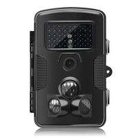 Tangkula Game and Trail Hunting Camera, 12MP 1080P with 65ft 100°Wide Angle 42pcs Infrared Night Vision Digital Scouting Camera 2.4''LCD Screen IP54 Waterproof Surveillance Camera