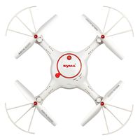 New X5UC 2.4Ghz 4CH 6-Axis Gyro RC Drones Headless FPV Quadcopter with 2.0MP HD Camera WiFi Support iOS Android for Kids/Beginners(White)